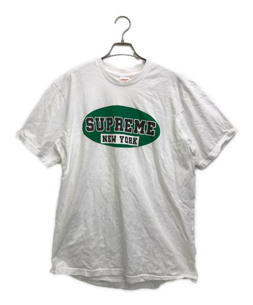 SUPREME（シュプリーム）SUPREME (シュプリーム) New York Tee ホワイト×グリーン サイズ:SIZE Lの古着・服飾アイテム