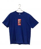 THE BLACK EYE PATCHブラックアイパッチ）の古着「プリントTシャツ」｜ブルー