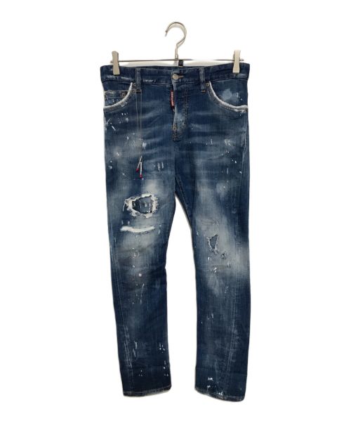 DSQUARED2（ディースクエアード）DSQUARED2 (ディースクエアード) SEXY TWIST JEAN インディゴ サイズ:42の古着・服飾アイテム