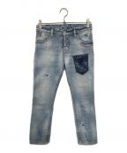 DSQUARED2ディースクエアード）の古着「Girl Cropped Jean」｜インディゴ