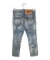 DSQUARED2 (ディースクエアード) Girl Cropped Jean インディゴ サイズ:36：10000円