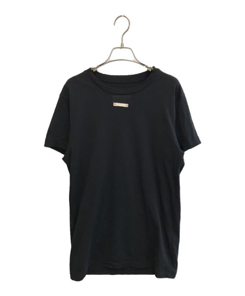 Maison Margiela（メゾンマルジェラ）Maison Margiela (メゾンマルジェラ) S/Sタグデザインロングカットソー ブラック サイズ:SIZE Sの古着・服飾アイテム