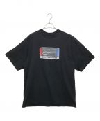 SUPREMEシュプリーム）の古着「Intarsia Label S/S Top」｜ブラック