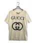 GUCCI（グッチ）の古着「インターロッキングロゴTシャツ」｜アイボリー×ブラック