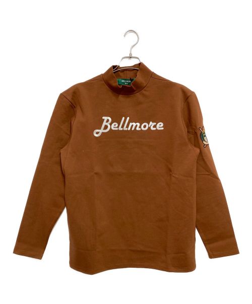 BELLMORE（ベルモーレ）BELLMORE (ベルモーレ) モックネックカットソー ブラウン サイズ:M 未使用品の古着・服飾アイテム