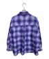 ENDRECHERI (エンドリケリー) ZOZO (ゾゾ) ORIGINAL SWIM CHECK SHIRT パープル サイズ:M 未使用品：9000円