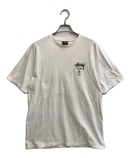 stussy（ステューシー）stussy (ステューシー) DISNEY (ディズニー) コラボTシャツ ホワイト サイズ:Mの古着・服飾アイテム