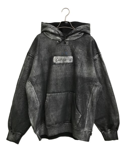 SUPREME（シュプリーム）SUPREME (シュプリーム) MM6 Maison Margiela (エムエムシックス メゾンマルジェラ) Foil Box Logo Hooded Sweatshirt ブラック サイズ:Lの古着・服飾アイテム