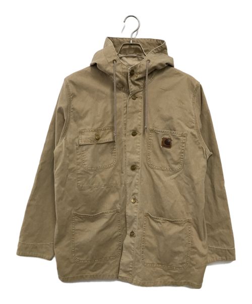 CarHartt（カーハート）CarHartt (カーハート) ダックフードジャケット ベージュ サイズ:Lの古着・服飾アイテム