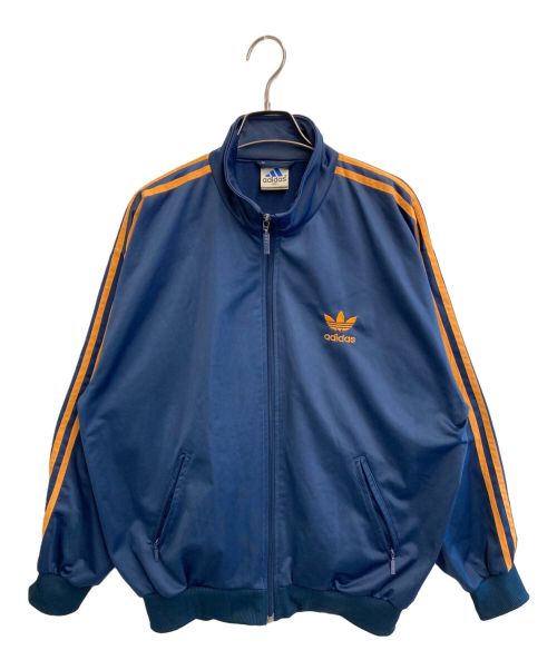 adidas（アディダス）adidas (アディダス) 古着トラックジャケット ネイビー×オレンジ サイズ:SIZE 100の古着・服飾アイテム