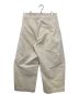 STUDIO NICHOLSON (スタジオニコルソン) PEACHED COTTON TWILL VOLUME PLEAT PANTS アイボリー サイズ:Ｍ：9000円