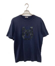 MONCLER（モンクレール）の古着「ロゴTシャツ」｜ネイビー×ブラック