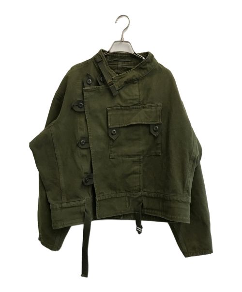 HERITAGE（ヘリテージ）HERITAGE (ヘリテージ) モーターサイクルジャケット カーキ サイズ:Lの古着・服飾アイテム