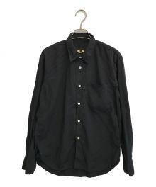 COMME des GARCONS HOMME DEUX（コムデギャルソン オム ドゥ）の古着「エステル製品染めシャツ」｜ブラック