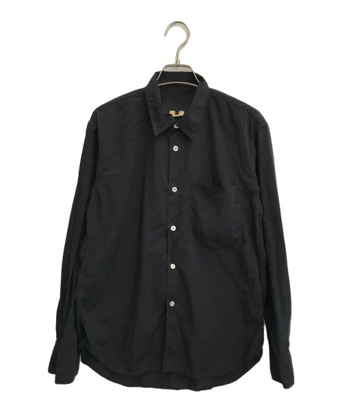 COMME des GARCONS HOMME DEUX（コムデギャルソン オム ドゥ）COMME des GARCONS HOMME DEUX (コムデギャルソン オム ドゥ) エステル製品染めシャツ ブラック サイズ:XSの古着・服飾アイテム