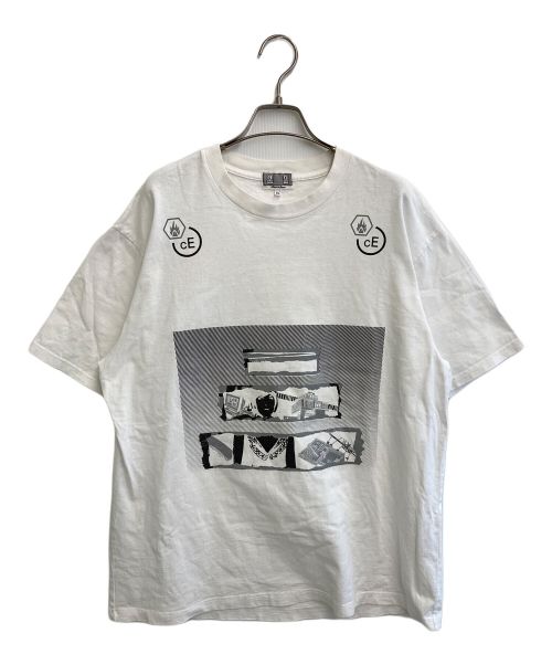 C.E（シーイー キャブエンプト）C.E (シーイー キャブエンプト) プリントTシャツ ホワイト サイズ:XLの古着・服飾アイテム