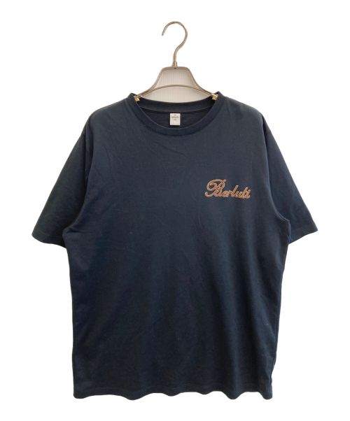 Berluti（ベルルッティ）Berluti (ベルルッティ) スモール刺繍ロゴTシャツ ブラック サイズ:Ｌの古着・服飾アイテム