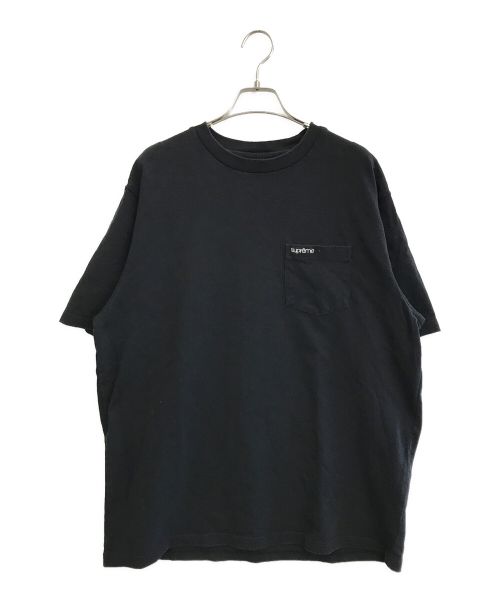 SUPREME（シュプリーム）Supreme (シュプリーム) S/S ポケットTシャツ ブラック サイズ:Lの古着・服飾アイテム