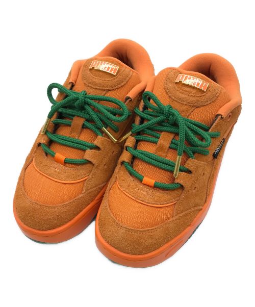 PUMA（プーマ）PUMA (プーマ) CARROTS (キャロッツ) PUMA-180ローカットスニーカー オレンジ×グリーン サイズ:28cmの古着・服飾アイテム