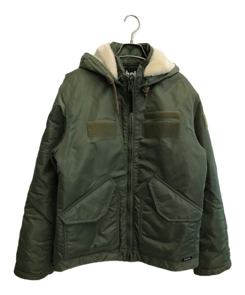 Schott（ショット）Schott (ショット) CWU フード付きジャケット カーキ サイズ:Lの古着・服飾アイテム