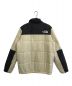 THE NORTH FACE (ザ ノース フェイス) GOSEI PUFFER JACKET ブラック×アイボリー サイズ:SIZE M：10000円