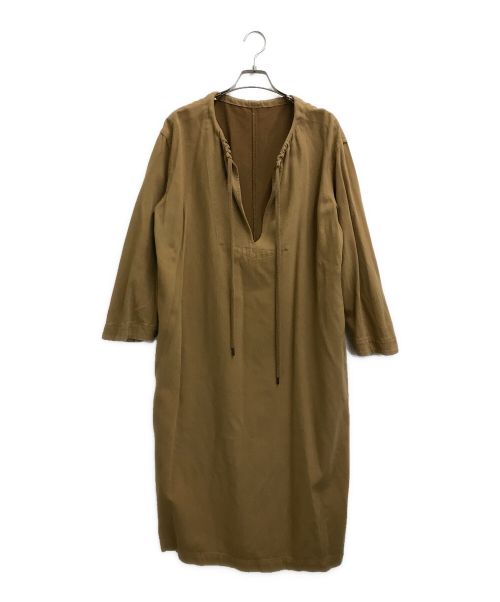 STEVEN ALAN（スティーブンアラン）STEVEN ALAN (スティーブンアラン) SMOCK LONG DRESS ブラウン サイズ:Mの古着・服飾アイテム