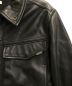 中古・古着 G-STAR RAW (ジースターロゥ) Vodan 3D Slim Leather Jacket ブラック サイズ:S：8000円