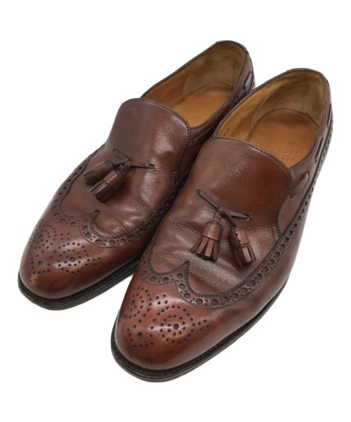 JOHN LOBB（ジョンロブ）JOHN LOBB (ジョンロブ) EGEEタッセルローファー ブラウン サイズ:表記無し27の古着・服飾アイテム