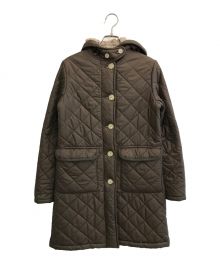 MACKINTOSH（マッキントッシュ）の古着「キルティングフーデッドコート」｜ブラウン