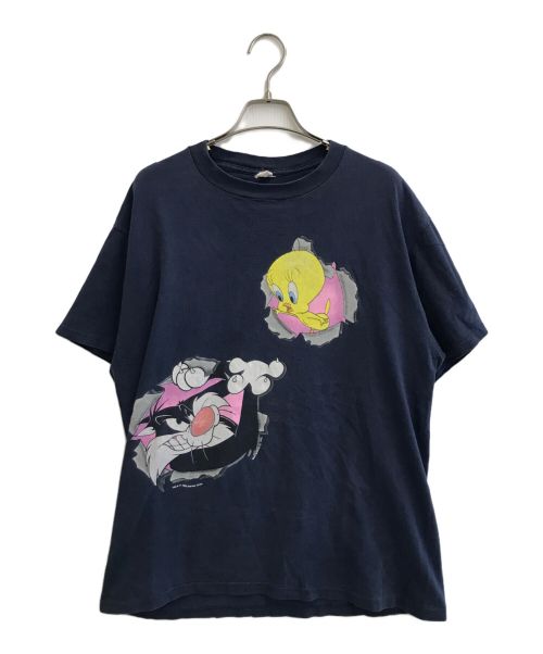 LOONEY TUNES（ルーニーチューンズ）LOONEY TUNES (ルーニーチューンズ) 古着Tシャツ ネイビー サイズ:表記無しの古着・服飾アイテム