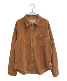 stussy（ステューシー）の古着「コーデュロイジップアップジャケット」｜ブラウン