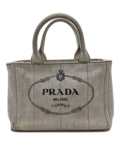 PRADA（プラダ）PRADA (プラダ) カナパPMトートバッグ ホワイト サイズ:-の古着・服飾アイテム