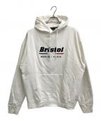 F.C.R.B.エフシーアールビー）の古着「TOUR LOGO SWEAT HOODIE」｜ホワイト