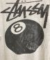 中古・古着 stussy (ステューシー) 8ボールプリントTシャツ ライトグレー サイズ:L：13000円