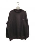 Needlesニードルズ）の古着「L/S MOCK NECK T - BRIGHT JERSEY」｜ボルドー