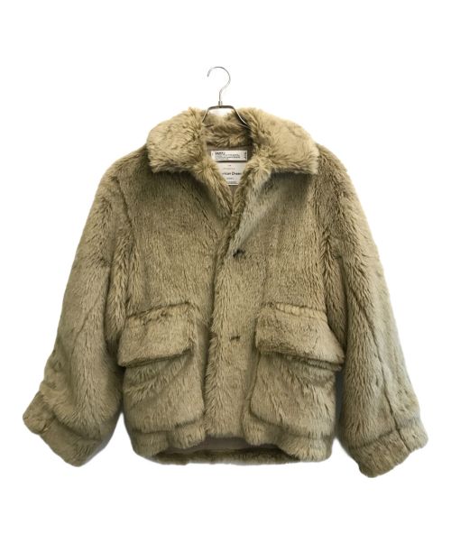 DAIRIKU（ダイリク）DAIRIKU (ダイリク) Vinyl Patch Fur Coat ブラウン サイズ:SIZE Freeの古着・服飾アイテム