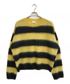 LITTLEBIGリトルビッグ）の古着「Mohair Knit」｜イエロー×ブラック