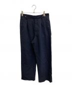 MARNIマルニ）の古着「COTTON PENCES WIDE PANTS」｜ネイビー