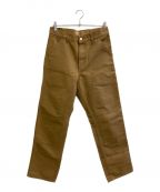 Carhartt WIPカーハート ワークインプログレス）の古着「DOUBLE KNEE PANT」｜ブラウン