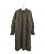 Comm.archコム・アーチ）の古着「ALPACA WOOL KNITTED ONE PIECE」｜ブラウン