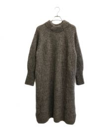 Comm.arch（コム・アーチ）の古着「ALPACA WOOL KNITTED ONE PIECE」｜ブラウン