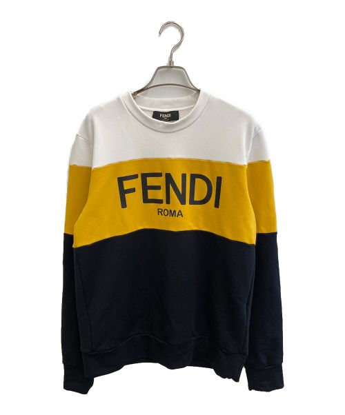 FENDI（フェンディ）FENDI (フェンディ) スウェット イエロー サイズ:SIZE Mの古着・服飾アイテム