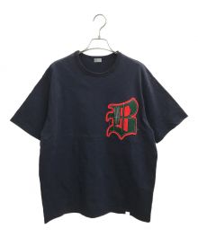 kolor/BEACON（カラービーコン）の古着「ワッペン オーバー Tシャツ」｜ネイビー