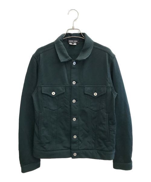 COMME des GARCONS HOMME DEUX（コムデギャルソン オム ドゥ）COMME des GARCONS HOMME DEUX (コムデギャルソン オム ドゥ) コットンジャージ 3rdタイプトラッカージャケット グリーン サイズ:Sの古着・服飾アイテム