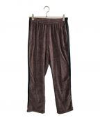 Needlesニードルズ）の古着「Velour NARROW TRACK PANTS」｜パープル