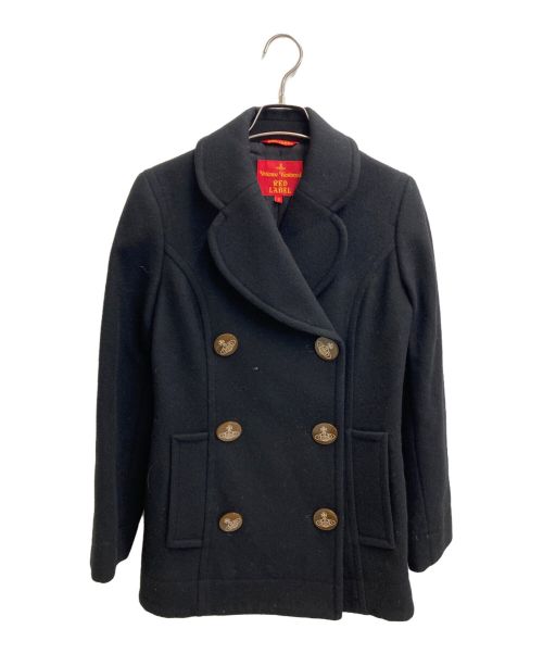 Vivienne Westwood RED LABEL（ヴィヴィアンウエストウッドレッドレーベル）Vivienne Westwood RED LABEL (ヴィヴィアンウエストウッドレッドレーベル) ウールコート ブラック サイズ:2の古着・服飾アイテム