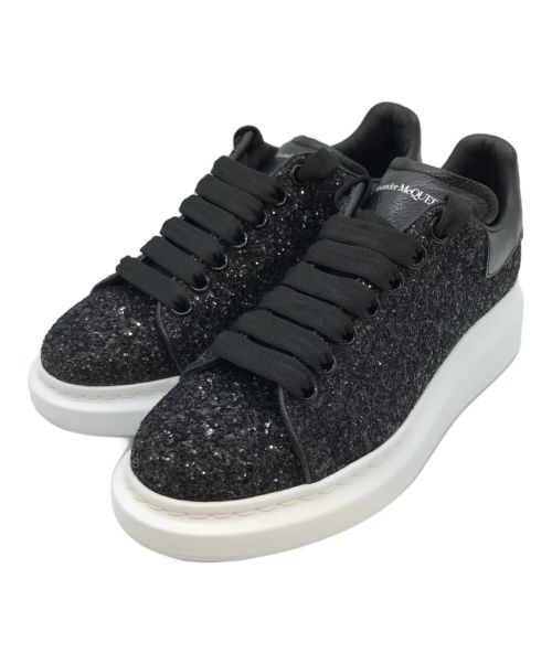 ALEXANDER McQUEEN（アレキサンダーマックイーン）ALEXANDER McQUEEN (アレキサンダーマックイーン) GALAXI GLITTER ブラック サイズ:24の古着・服飾アイテム