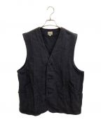 goldゴールド）の古着「6.5oz. SELVEDGE DUCK WORK VEST」｜ネイビー