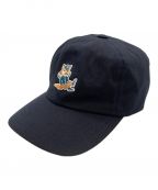 maison kitsuneメゾンキツネ）の古着「DRESSED FOX 6P CAP」｜ネイビー