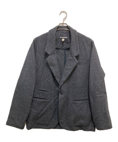 MONITALY（モニタリー）MONITALY (モニタリー) ウールジャケット グレー サイズ:38の古着・服飾アイテム